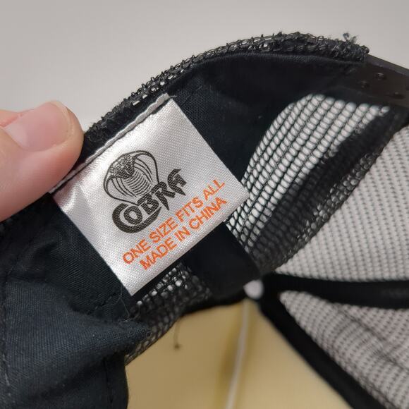 I Pee In Pools Snapback Trucker Hat Black OS Adjustable Rope Mesh Back Cobra - Picture 9 of 9